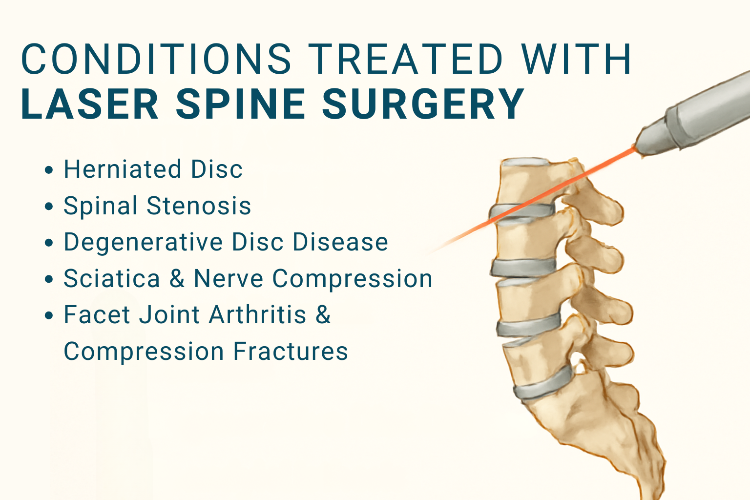 Conditions Treated with Laser Spine Surgery by Dr. Vishal Kundnani - Laser Spine Surgeon in Mumbai