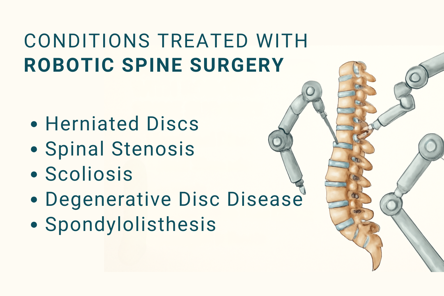 Conditions Treated with Robotic Spine Surgery by Dr. Vishal Kundnani - Robotic Spine Surgeon in Mumbai